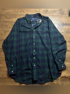 NWT Ralph Lauren Men’s Wicking and Stretch Performance Flannel
